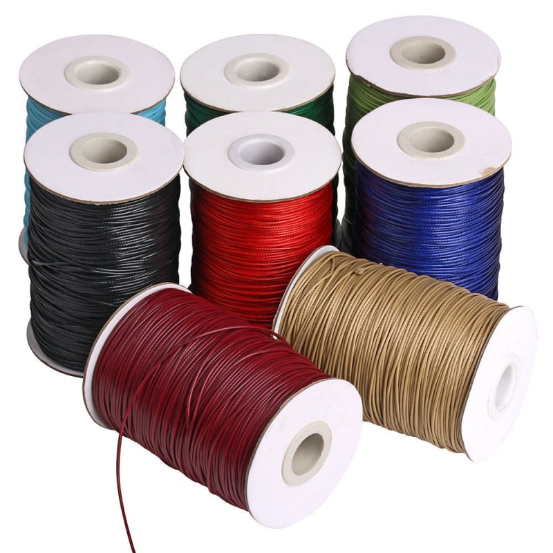 Κορδόνι από πολυεστέρα για κοσμήματα, Bodhi υλικό, χειροποίητη ύφανση, φυσικό στυλ