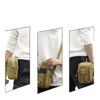 Geantă talie tactică pentru telefon, multifuncțională, din pânză Oxford, pentru ciclism