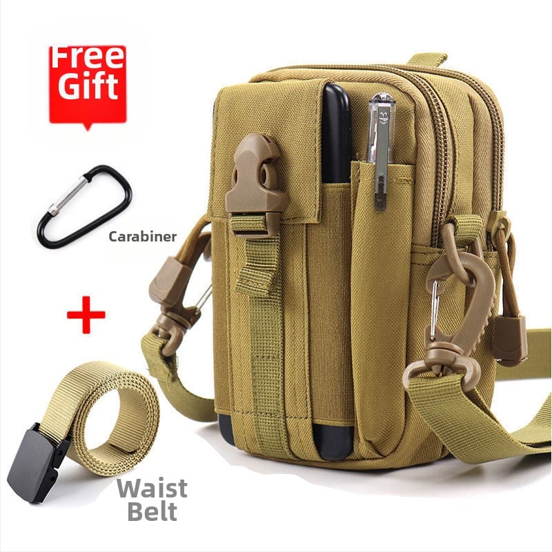 Geantă talie tactică pentru telefon, multifuncțională, din pânză Oxford, pentru ciclism