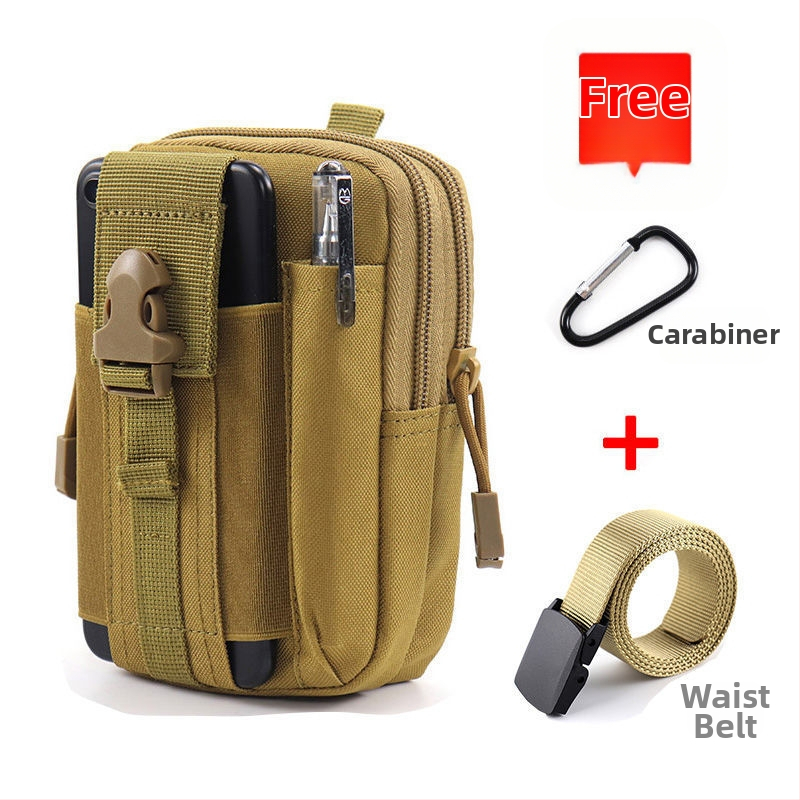Geantă talie tactică pentru telefon, multifuncțională, din pânză Oxford, pentru ciclism