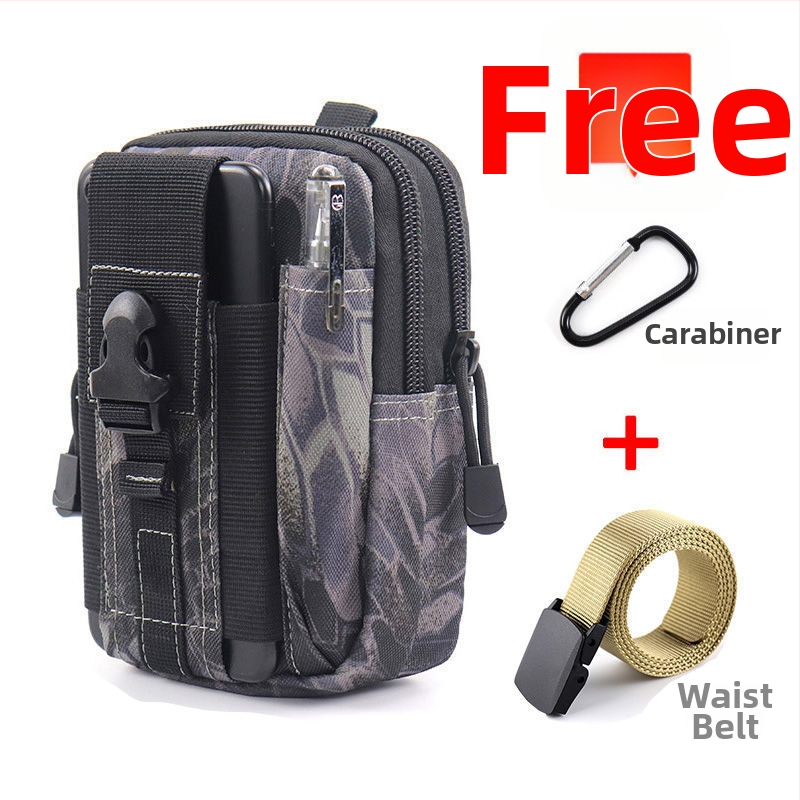Geantă talie tactică pentru telefon, multifuncțională, din pânză Oxford, pentru ciclism