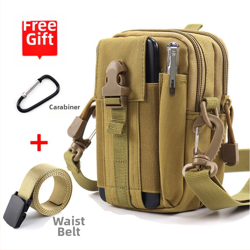 Geantă talie tactică pentru telefon, multifuncțională, din pânză Oxford, pentru ciclism