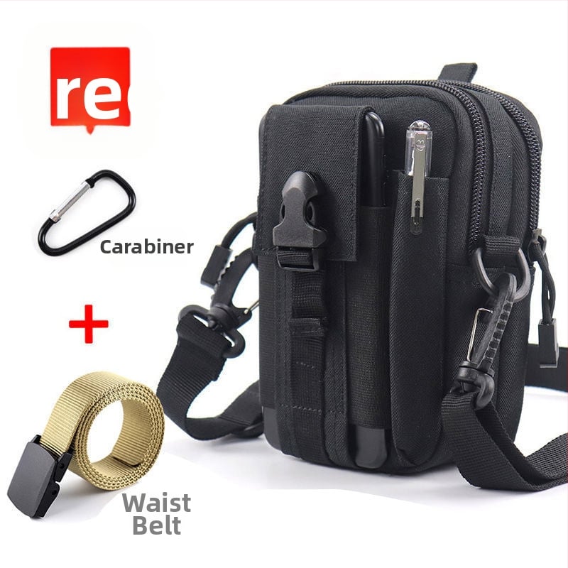 Geantă talie tactică pentru telefon, multifuncțională, din pânză Oxford, pentru ciclism