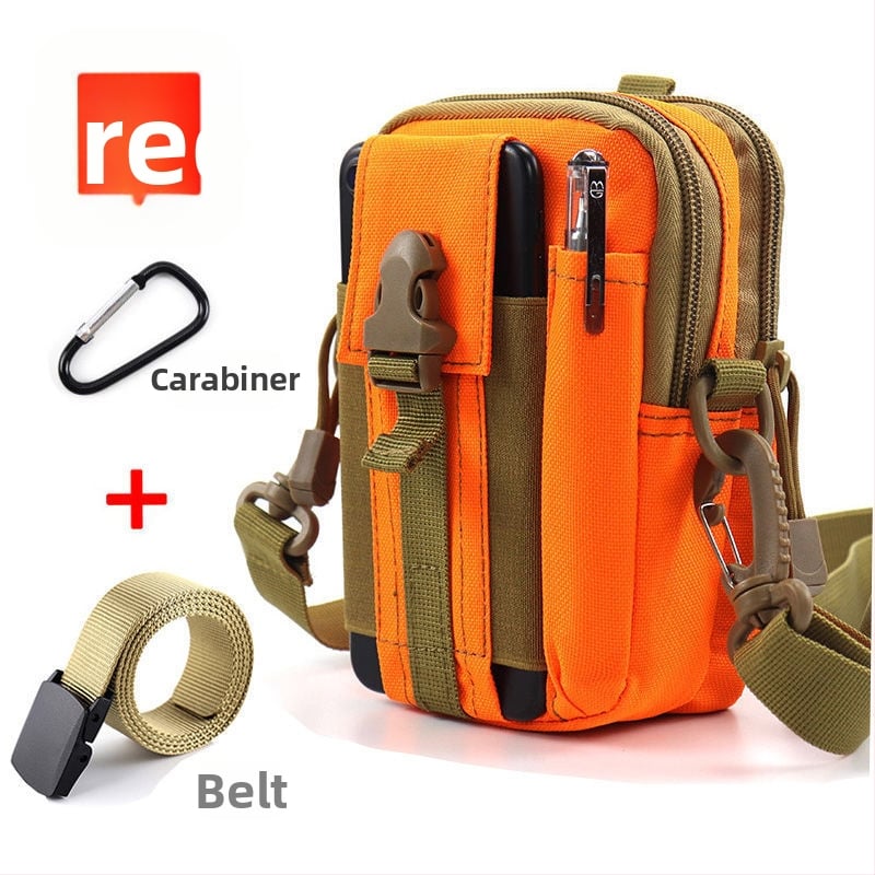 Geantă talie tactică pentru telefon, multifuncțională, din pânză Oxford, pentru ciclism