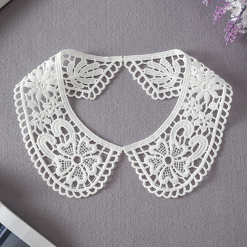 Dantellált gallér kiegészítő, gyapjú, egyszínű minta, koreai stílus, 2025 tavasz, gyerekeknek