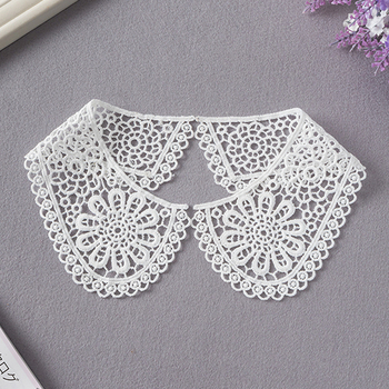 Dantellált gallér kiegészítő, gyapjú, egyszínű minta, koreai stílus, 2025 tavasz, gyerekeknek