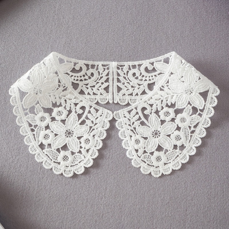 Dantellált gallér kiegészítő, gyapjú, egyszínű minta, koreai stílus, 2025 tavasz, gyerekeknek