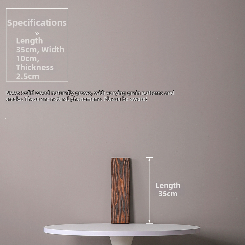 Természetes tömörfa vízfolyásos dekoráció halastóhoz és kertészeti tájhoz; kézzel készített keresztgerenda, karbonizált fa táblával