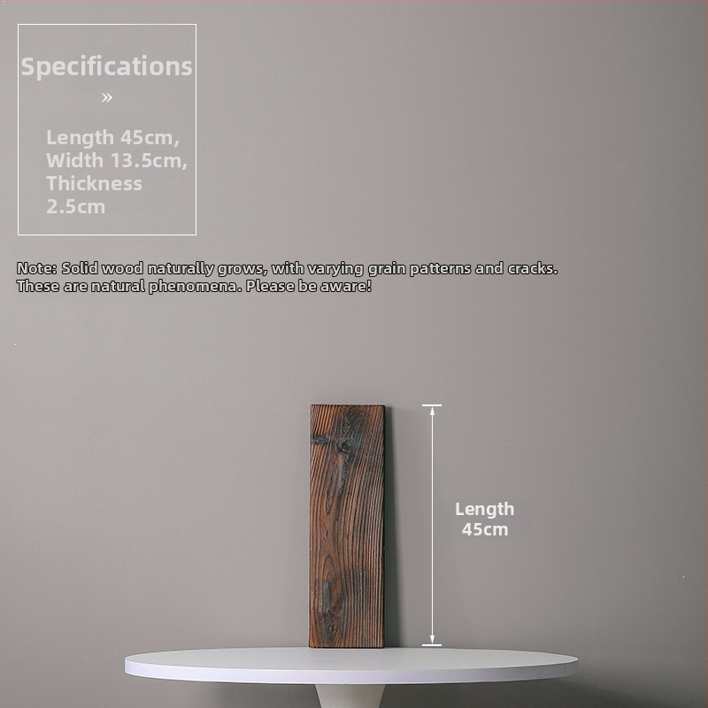 Természetes tömörfa vízfolyásos dekoráció halastóhoz és kertészeti tájhoz; kézzel készített keresztgerenda, karbonizált fa táblával