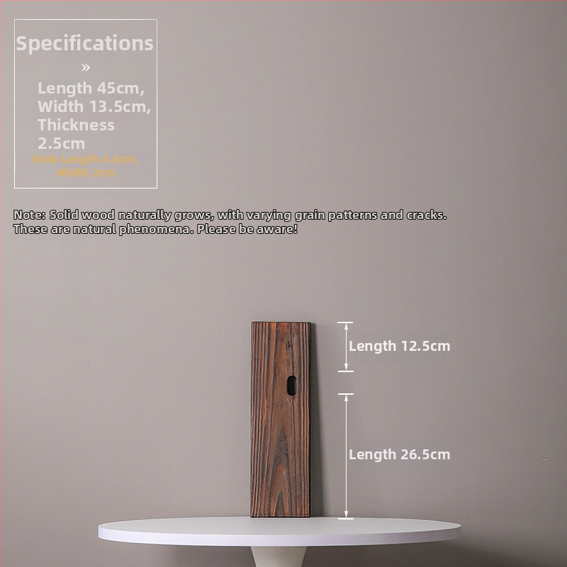 Természetes tömörfa vízfolyásos dekoráció halastóhoz és kertészeti tájhoz; kézzel készített keresztgerenda, karbonizált fa táblával