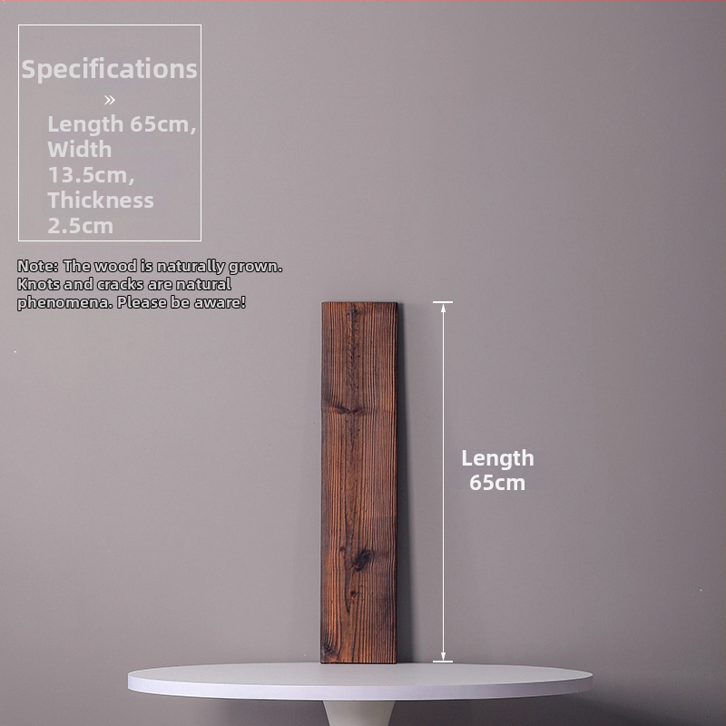 Természetes tömörfa vízfolyásos dekoráció halastóhoz és kertészeti tájhoz; kézzel készített keresztgerenda, karbonizált fa táblával