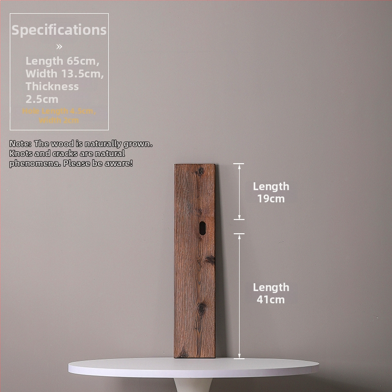 Természetes tömörfa vízfolyásos dekoráció halastóhoz és kertészeti tájhoz; kézzel készített keresztgerenda, karbonizált fa táblával