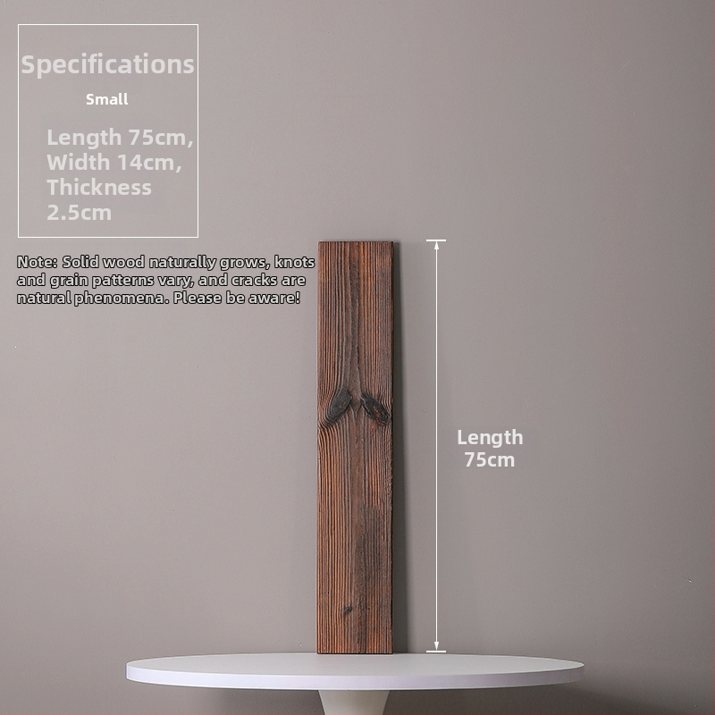 Természetes tömörfa vízfolyásos dekoráció halastóhoz és kertészeti tájhoz; kézzel készített keresztgerenda, karbonizált fa táblával