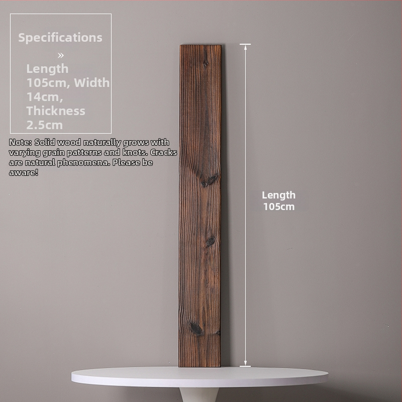 Természetes tömörfa vízfolyásos dekoráció halastóhoz és kertészeti tájhoz; kézzel készített keresztgerenda, karbonizált fa táblával