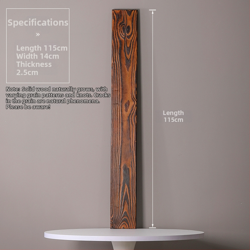 Természetes tömörfa vízfolyásos dekoráció halastóhoz és kertészeti tájhoz; kézzel készített keresztgerenda, karbonizált fa táblával