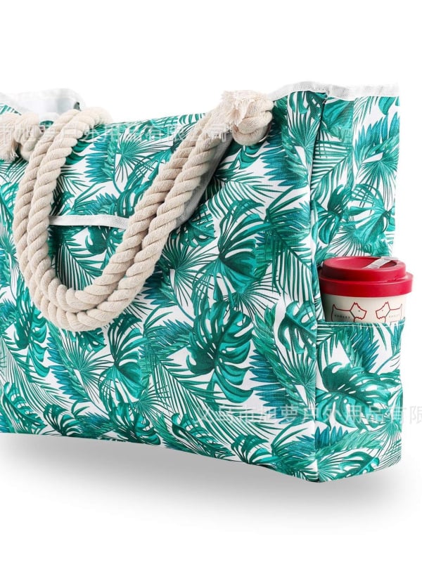 Dámska kabelka s veľkou kapacitou, Oxford látka, vodorovný štvorcový tvar, magnetické zapínanie, vnútorné vrecká na zips a vrecko na telefón