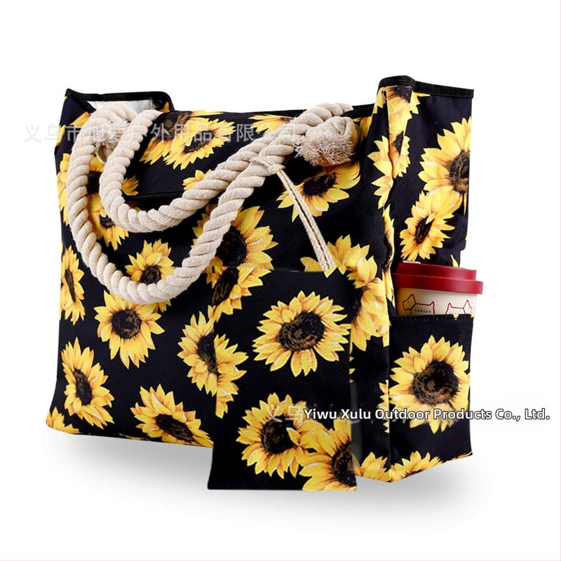 Dámska kabelka s veľkou kapacitou, Oxford látka, vodorovný štvorcový tvar, magnetické zapínanie, vnútorné vrecká na zips a vrecko na telefón