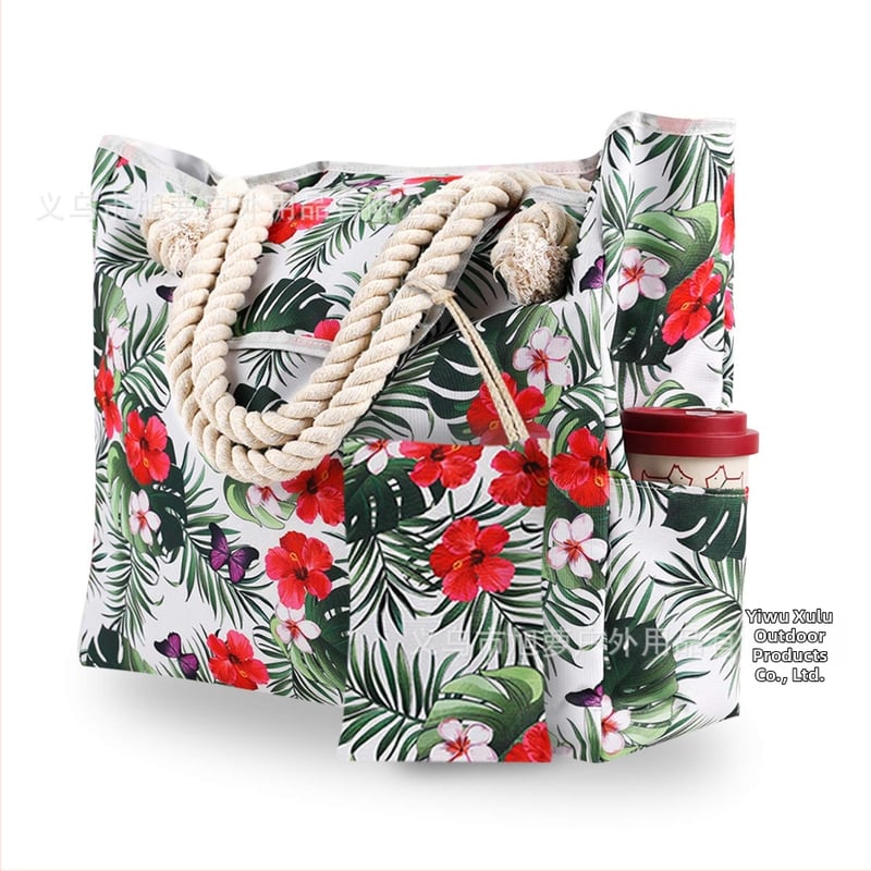 Dámska kabelka s veľkou kapacitou, Oxford látka, vodorovný štvorcový tvar, magnetické zapínanie, vnútorné vrecká na zips a vrecko na telefón