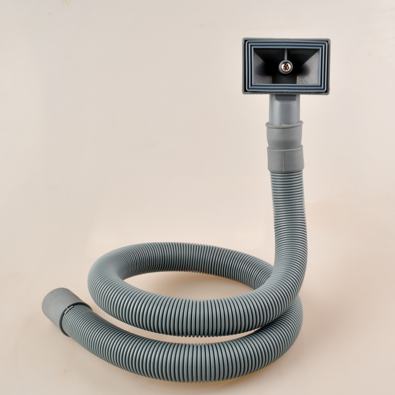 Тръба за преливане на кухненска мивка, 3-канален дренаж, за едно и двойно корито, ABS+ EVA, CE сертифицирана