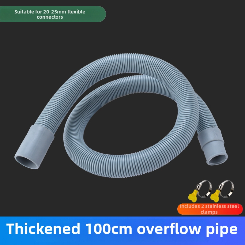 Rúrka proti pretečeniu kuchynského drezu, 3-cestný odvod, pre jeden aj dva drezy, ABS+ EVA, CE certifikát