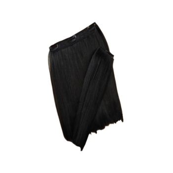 Piesă de perucă pentru păpuși din bumbac - fibră de înaltă temperatură, păr drept, model 2023-038, cu clipsuri, nu poate fi vopsită sau periată