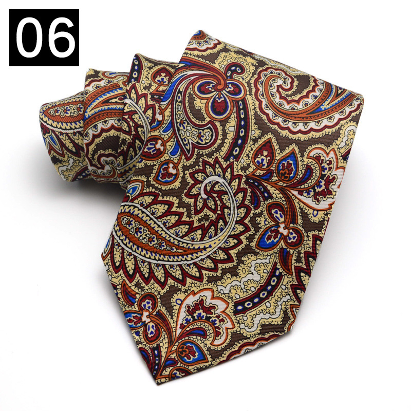 Αντρική γραβάτα από πολυεστερική ίνα, γεωμετρικό σχέδιο, λουλούδι για γιακά