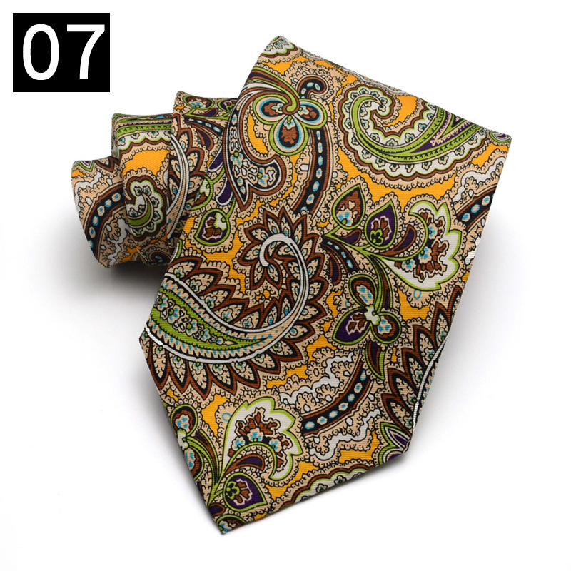 Αντρική γραβάτα από πολυεστερική ίνα, γεωμετρικό σχέδιο, λουλούδι για γιακά