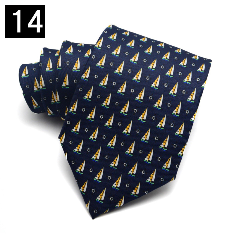 Αντρική γραβάτα από πολυεστερική ίνα, γεωμετρικό σχέδιο, λουλούδι για γιακά