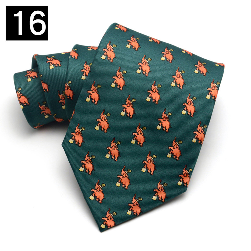 Αντρική γραβάτα από πολυεστερική ίνα, γεωμετρικό σχέδιο, λουλούδι για γιακά