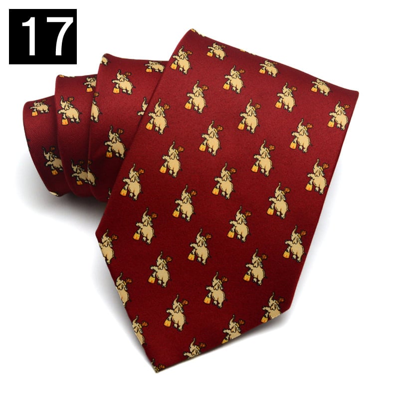 Αντρική γραβάτα από πολυεστερική ίνα, γεωμετρικό σχέδιο, λουλούδι για γιακά