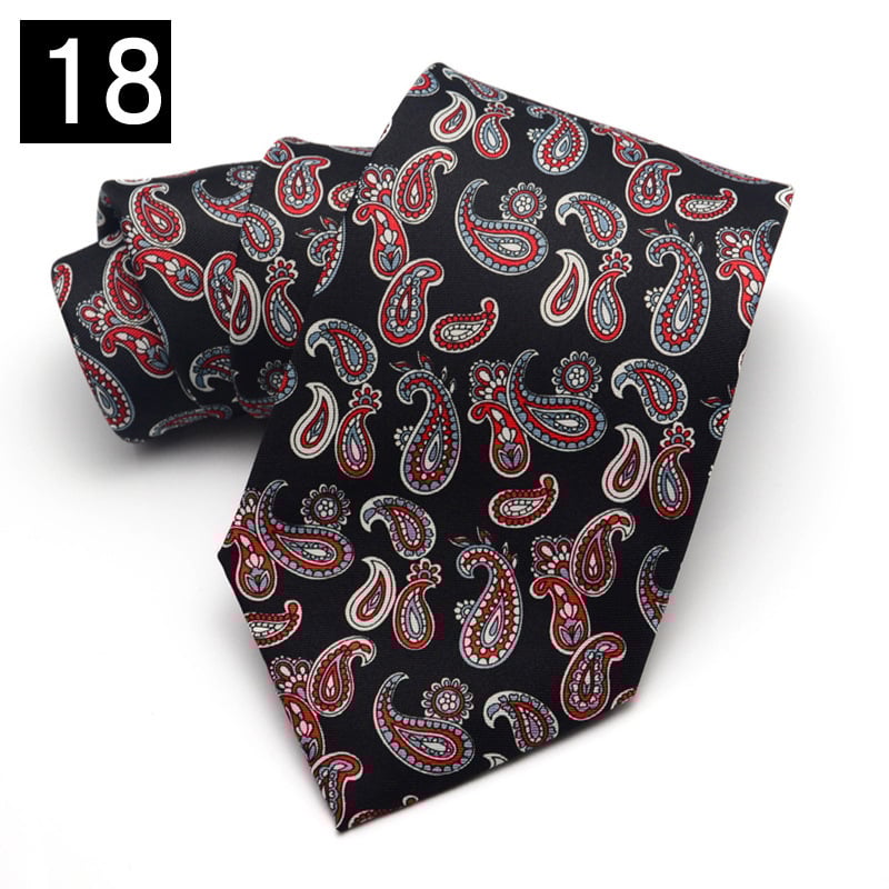 Αντρική γραβάτα από πολυεστερική ίνα, γεωμετρικό σχέδιο, λουλούδι για γιακά