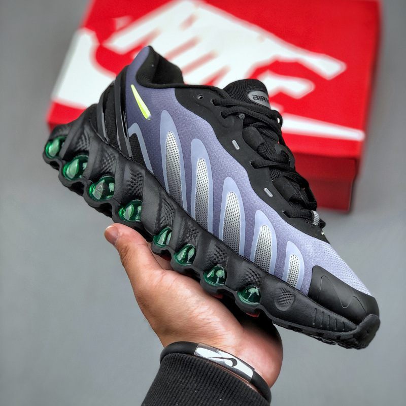 Max DN8 lélegző futócipő Aer párnás technológiával, hálós felsőrész, gumitalp, fűzős zárás, alacsony profil