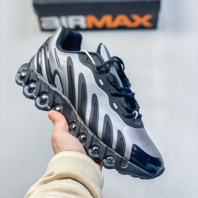 Max DN8 lélegző futócipő Aer párnás technológiával, hálós felsőrész, gumitalp, fűzős zárás, alacsony profil