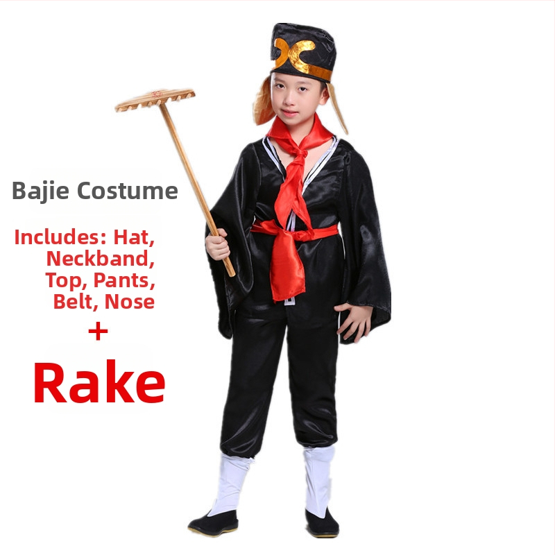 Sada kostýmov pre rolu: Tang Seng, Sun Wukong, Zhu Bajie, Sha Seng; polyester; vhodné pre rolové hranie v animáciách; pre deti do 17 rokov