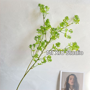 Plantă artificială în stil Monet Garden și Mori landscape, din plastic, cu adeziv moale, pentru nunți, spații în aer liber, recuzită pentru fotografie și decor interior