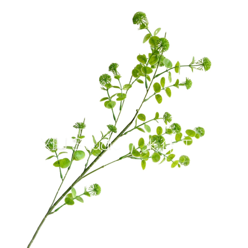 Plantă artificială în stil Monet Garden și Mori landscape, din plastic, cu adeziv moale, pentru nunți, spații în aer liber, recuzită pentru fotografie și decor interior