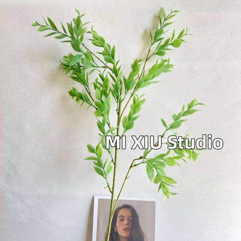Plantă artificială în stil Monet Garden și Mori landscape, din plastic, cu adeziv moale, pentru nunți, spații în aer liber, recuzită pentru fotografie și decor interior