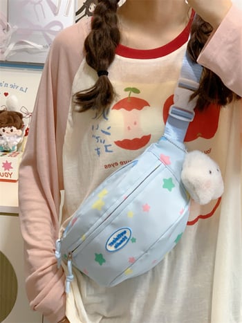 Geantă crossbody din nylon pentru femei, design urban minimalist, lansare vară 2025, închidere cu fermoar, căptușeală din poliester, buzunar intern ascuns cu fermoar, rigiditate medie, cu mai multe compartimente