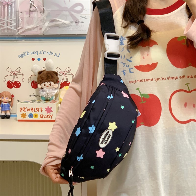 Geantă crossbody din nylon pentru femei, design urban minimalist, lansare vară 2025, închidere cu fermoar, căptușeală din poliester, buzunar intern ascuns cu fermoar, rigiditate medie, cu mai multe compartimente