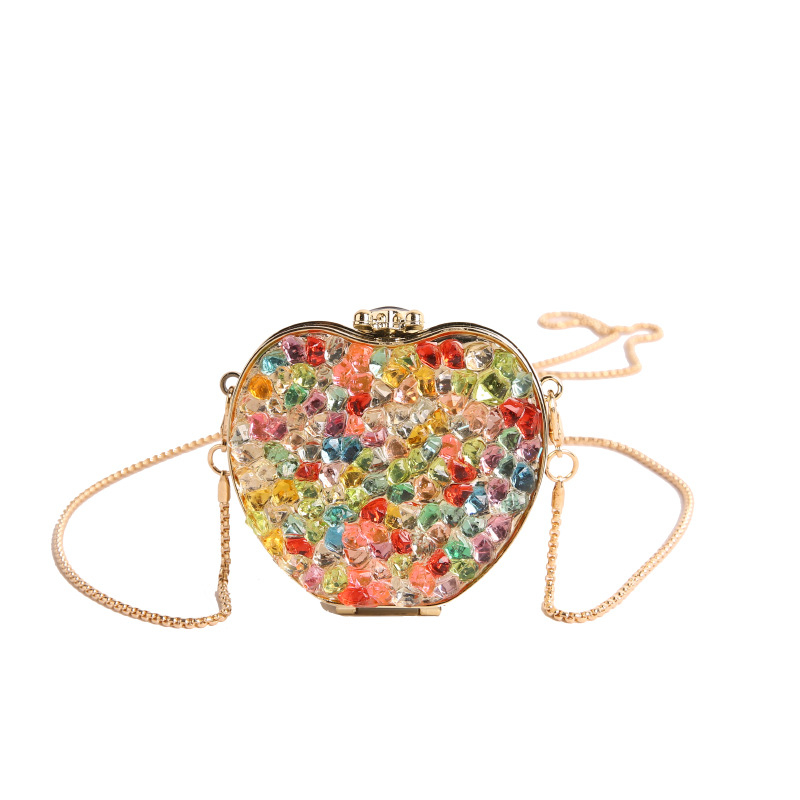 Ακρυλική χιαστί τσάντα, κυκλικό σχήμα, αστικός μινιμαλισμός, κλείσιμο με κλειδαριά, μονοϊμάντας