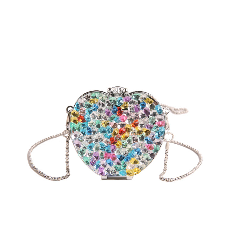 Ακρυλική χιαστί τσάντα, κυκλικό σχήμα, αστικός μινιμαλισμός, κλείσιμο με κλειδαριά, μονοϊμάντας