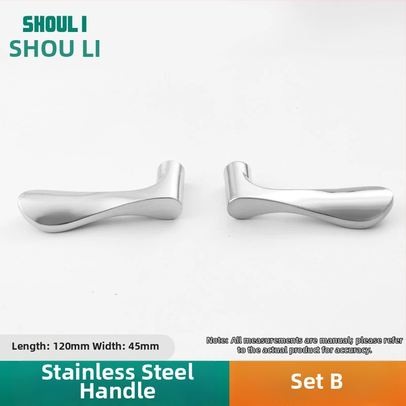 Kľučka na dvere so zámkom, nerezová oceľ, model ZH-BXGSB, pre vnútorné dvere do spálne, moderný a jednoduchý štýl