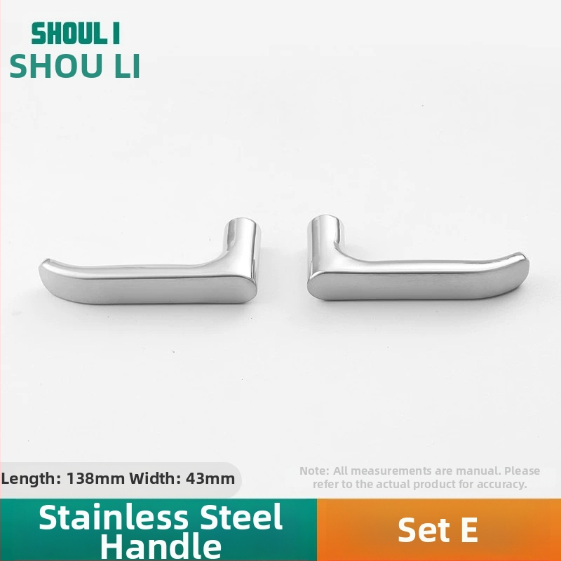 Kľučka na dvere so zámkom, nerezová oceľ, model ZH-BXGSB, pre vnútorné dvere do spálne, moderný a jednoduchý štýl