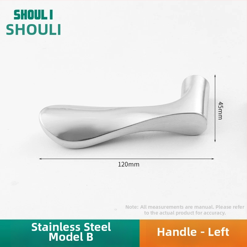 Kľučka na dvere so zámkom, nerezová oceľ, model ZH-BXGSB, pre vnútorné dvere do spálne, moderný a jednoduchý štýl