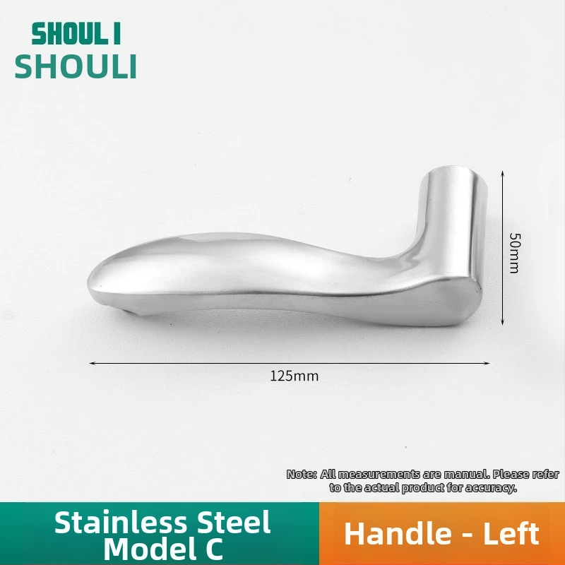 Kľučka na dvere so zámkom, nerezová oceľ, model ZH-BXGSB, pre vnútorné dvere do spálne, moderný a jednoduchý štýl