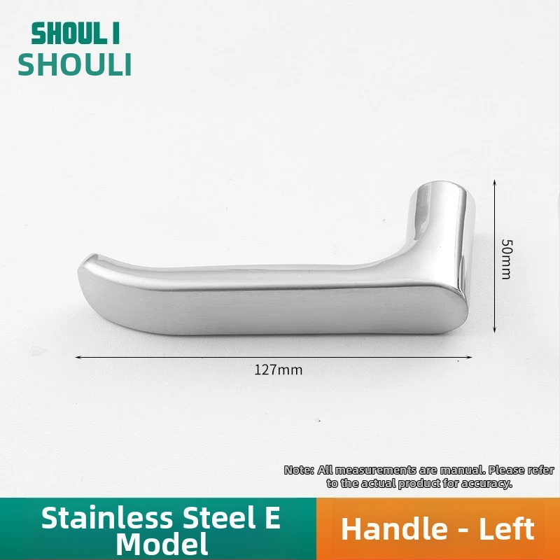 Kľučka na dvere so zámkom, nerezová oceľ, model ZH-BXGSB, pre vnútorné dvere do spálne, moderný a jednoduchý štýl