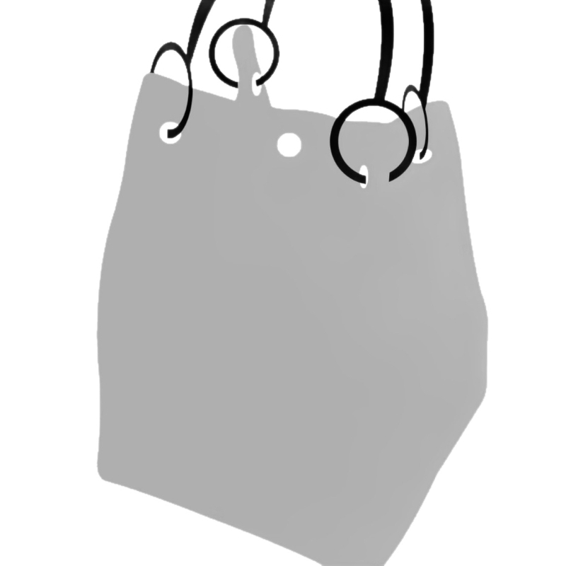 Γυναικεία πλεκτή τσάντα Tote με cartoon μοτίβο, πολυεστέρας, οβάλ σχήμα, κλείσιμο με λουκέτο, εσωτερική θήκη για φορητό υπολογιστή