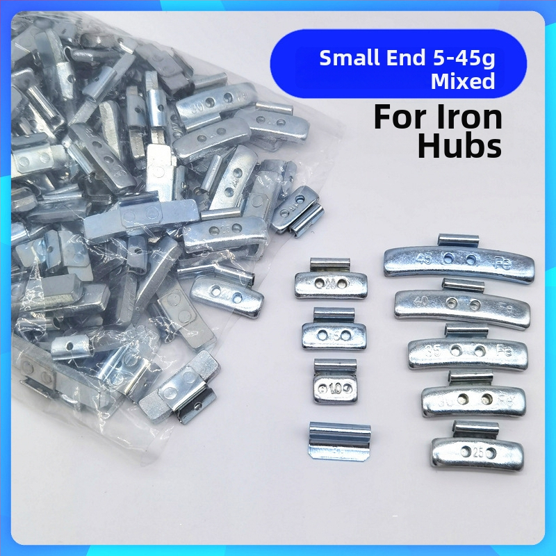 Σετ μπλοκ εξισορρόπησης ελαστικών αυτοκινήτου με μικτές διαστάσεις οπών, κράμα αλουμινίου και αγκίστρια ζαντών από ατσάλι