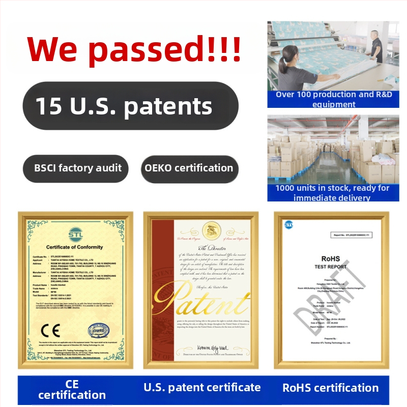 Plus-size pătură cu flanelă, cu glugă, cu buzunar mare — material poliester, greutate 300–500 g, pentru iarnă, calitate premium, stil modern minimalist