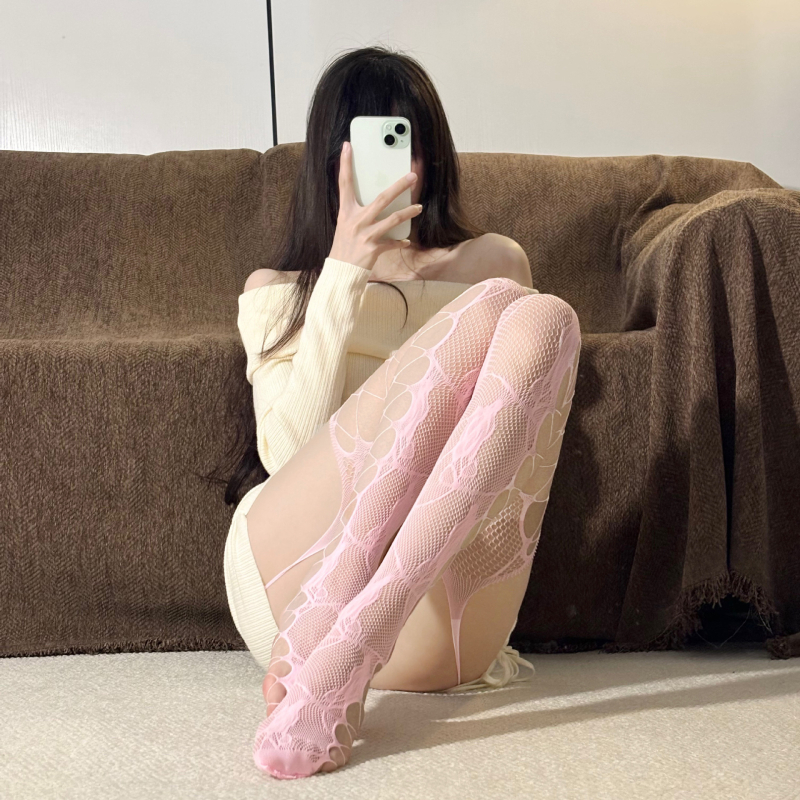 Nylon harisnya, virágos mintázat, vékony, nőknek, tavasz-nyár-őszre